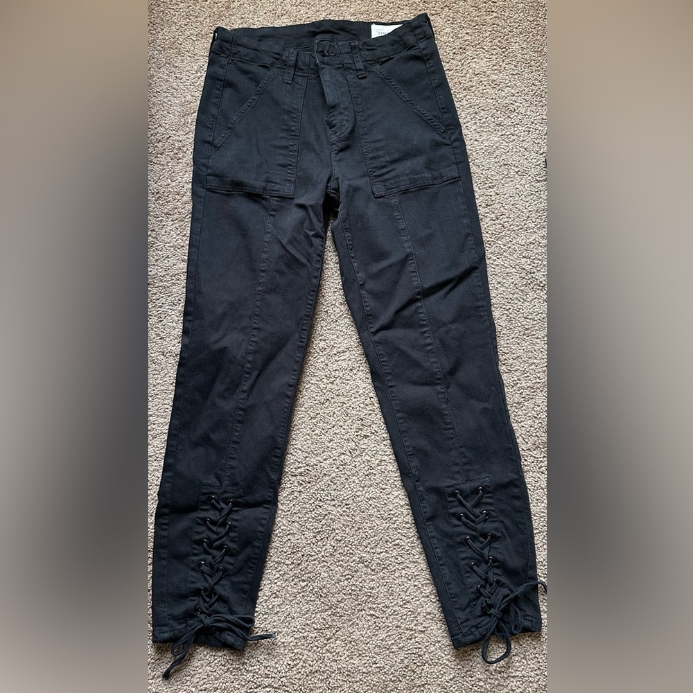 Vince Camuto Black Pants Straight Leg - Picture 2 of 7